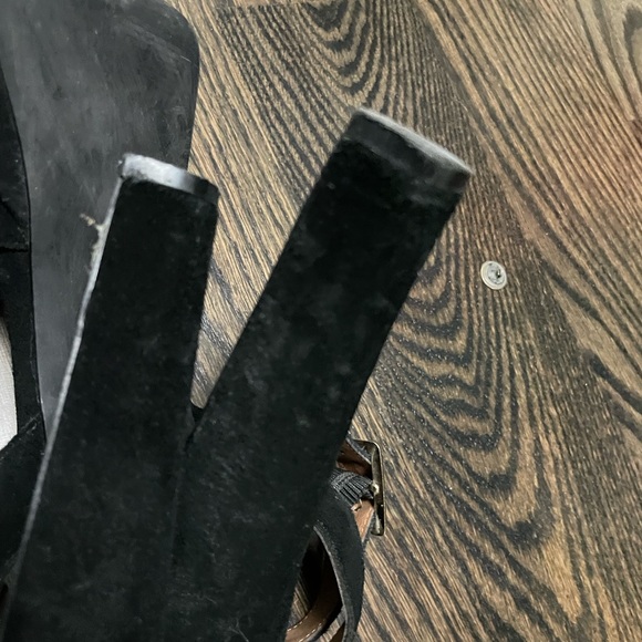 Black Suede Steve Madden Platforms - Picture 5 of 5